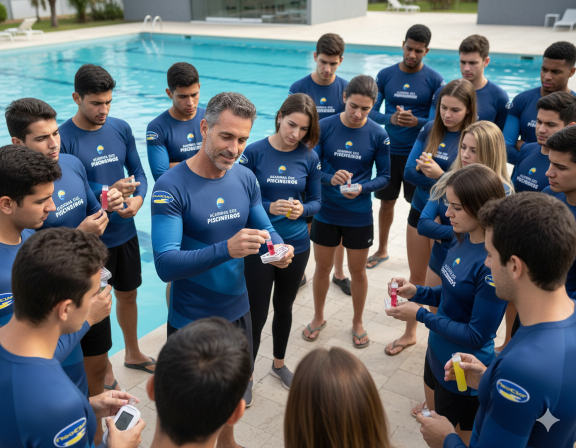 Instrutor da Academia dos Piscineiros